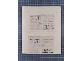 Indien: 1935/38, interessante Sammlung der Vignetten, dabei Probedrucke, Kleinbogen, Kehrdruckpaare und weitere Besonderheite