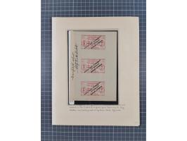 Indien: 1935/38, interessante Sammlung der Vignetten, dabei Probedrucke, Kleinbogen, Kehrdruckpaare und weitere Besonderheite