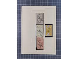 Indien: 1935/38, interessante Sammlung der Vignetten, dabei Probedrucke, Kleinbogen, Kehrdruckpaare und weitere Besonderheite