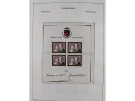 1912/85, postfrische und ungebrauchte Sammlung, in den Hauptnummern fast komplett mit Block 1, zusätzlich einige moderne FDC