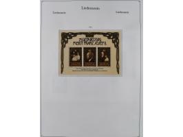 1912/85, postfrische und ungebrauchte Sammlung, in den Hauptnummern fast komplett mit Block 1, zusätzlich einige moderne FDC