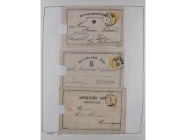 1870/1957, over 110 used postal stationery items, few covers, incl. interesting and better pieces, some Levant, Monaco, Turke