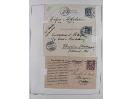 1870/1957, over 110 used postal stationery items, few covers, incl. interesting and better pieces, some Levant, Monaco, Turke