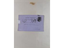 1870/1957, over 110 used postal stationery items, few covers, incl. interesting and better pieces, some Levant, Monaco, Turke
