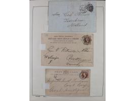 1870/1957, over 110 used postal stationery items, few covers, incl. interesting and better pieces, some Levant, Monaco, Turke