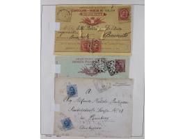 1870/1957, over 110 used postal stationery items, few covers, incl. interesting and better pieces, some Levant, Monaco, Turke