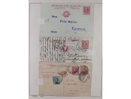 1870/1957, over 110 used postal stationery items, few covers, incl. interesting and better pieces, some Levant, Monaco, Turke