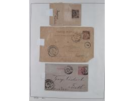 1870/1957, over 110 used postal stationery items, few covers, incl. interesting and better pieces, some Levant, Monaco, Turke