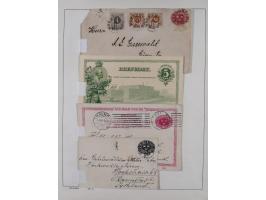 1870/1957, over 110 used postal stationery items, few covers, incl. interesting and better pieces, some Levant, Monaco, Turke