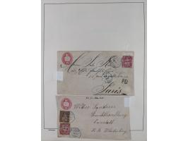 1870/1957, over 110 used postal stationery items, few covers, incl. interesting and better pieces, some Levant, Monaco, Turke