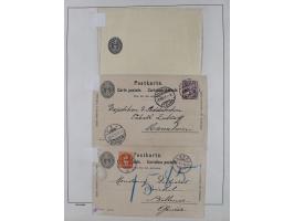 1870/1957, over 110 used postal stationery items, few covers, incl. interesting and better pieces, some Levant, Monaco, Turke