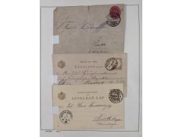 1870/1957, over 110 used postal stationery items, few covers, incl. interesting and better pieces, some Levant, Monaco, Turke