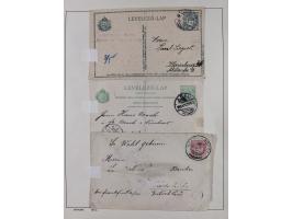 1870/1957, over 110 used postal stationery items, few covers, incl. interesting and better pieces, some Levant, Monaco, Turke