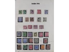 1872/1932, postfrische, ungebrauchte und gestempelte Partie auf halten Albumseiten, dabei einige besserer Werte