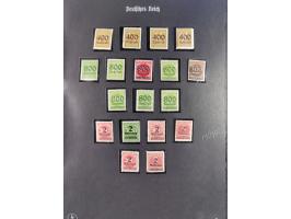 1872/1932, postfrische, ungebrauchte und gestempelte Partie auf halten Albumseiten, dabei einige besserer Werte