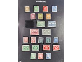 1872/1932, postfrische, ungebrauchte und gestempelte Partie auf halten Albumseiten, dabei einige besserer Werte