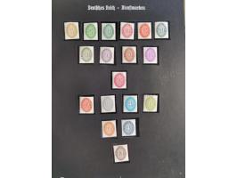 1872/1932, postfrische, ungebrauchte und gestempelte Partie auf halten Albumseiten, dabei einige besserer Werte