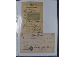 1814/1914 (ca.), über 120 Briefe, Ganzsachen und einige Postscheine, meist Altdeutschland ab Vorphilatelie, aber auch etwas D