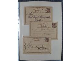 1814/1914 (ca.), über 120 Briefe, Ganzsachen und einige Postscheine, meist Altdeutschland ab Vorphilatelie, aber auch etwas D