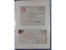 1814/1914 (ca.), über 120 Briefe, Ganzsachen und einige Postscheine, meist Altdeutschland ab Vorphilatelie, aber auch etwas D