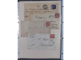 1814/1914 (ca.), über 120 Briefe, Ganzsachen und einige Postscheine, meist Altdeutschland ab Vorphilatelie, aber auch etwas D