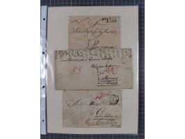 1814/1914 (ca.), über 120 Briefe, Ganzsachen und einige Postscheine, meist Altdeutschland ab Vorphilatelie, aber auch etwas D