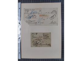 1814/1914 (ca.), über 120 Briefe, Ganzsachen und einige Postscheine, meist Altdeutschland ab Vorphilatelie, aber auch etwas D