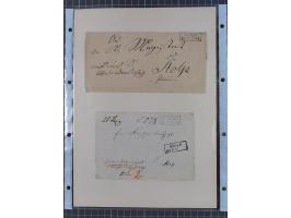 1814/1914 (ca.), über 120 Briefe, Ganzsachen und einige Postscheine, meist Altdeutschland ab Vorphilatelie, aber auch etwas D