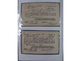 1814/1914 (ca.), über 120 Briefe, Ganzsachen und einige Postscheine, meist Altdeutschland ab Vorphilatelie, aber auch etwas D