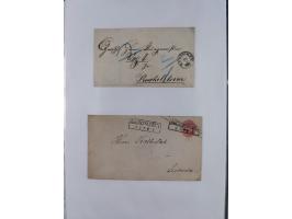 1814/1914 (ca.), über 120 Briefe, Ganzsachen und einige Postscheine, meist Altdeutschland ab Vorphilatelie, aber auch etwas D