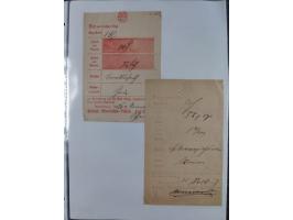 1814/1914 (ca.), über 120 Briefe, Ganzsachen und einige Postscheine, meist Altdeutschland ab Vorphilatelie, aber auch etwas D