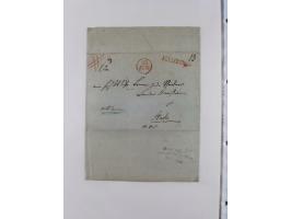 1814/1914 (ca.), über 120 Briefe, Ganzsachen und einige Postscheine, meist Altdeutschland ab Vorphilatelie, aber auch etwas D