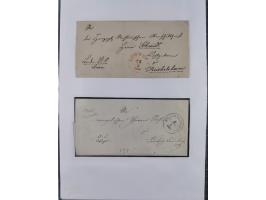 1814/1914 (ca.), über 120 Briefe, Ganzsachen und einige Postscheine, meist Altdeutschland ab Vorphilatelie, aber auch etwas D