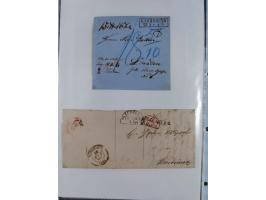 1814/1914 (ca.), über 120 Briefe, Ganzsachen und einige Postscheine, meist Altdeutschland ab Vorphilatelie, aber auch etwas D