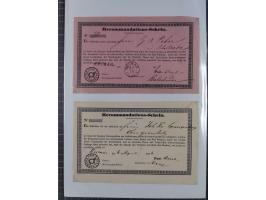 1814/1914 (ca.), über 120 Briefe, Ganzsachen und einige Postscheine, meist Altdeutschland ab Vorphilatelie, aber auch etwas D