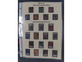 1889/1900, gestempelte Spezialsammlung “Krone/Adler”, mit Marken und über 150 Briefen, Karten und Formularen, dabei u.a. lose