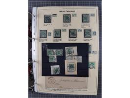 1889/1900, gestempelte Spezialsammlung “Krone/Adler”, mit Marken und über 150 Briefen, Karten und Formularen, dabei u.a. lose
