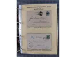1889/1900, gestempelte Spezialsammlung “Krone/Adler”, mit Marken und über 150 Briefen, Karten und Formularen, dabei u.a. lose