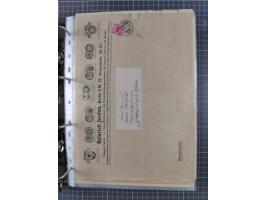 1889/1900, gestempelte Spezialsammlung “Krone/Adler”, mit Marken und über 150 Briefen, Karten und Formularen, dabei u.a. lose