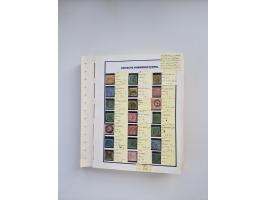 BADEN BIS WÜRTTEMBERG, Stempelsammlung auf einigen tausend Marken und Briefstücken und ein paar Dutzend Belegen, dabei auch N