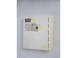 BADEN BIS WÜRTTEMBERG, Stempelsammlung auf einigen tausend Marken und Briefstücken und ein paar Dutzend Belegen, dabei auch N