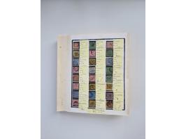 BADEN BIS WÜRTTEMBERG, Stempelsammlung auf einigen tausend Marken und Briefstücken und ein paar Dutzend Belegen, dabei auch N