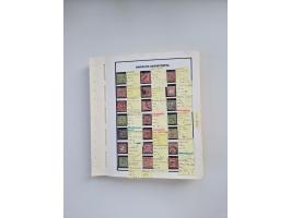 BADEN BIS WÜRTTEMBERG, Stempelsammlung auf einigen tausend Marken und Briefstücken und ein paar Dutzend Belegen, dabei auch N