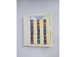 BADEN BIS WÜRTTEMBERG, Stempelsammlung auf einigen tausend Marken und Briefstücken und ein paar Dutzend Belegen, dabei auch N