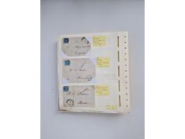 BADEN BIS WÜRTTEMBERG, Stempelsammlung auf einigen tausend Marken und Briefstücken und ein paar Dutzend Belegen, dabei auch N