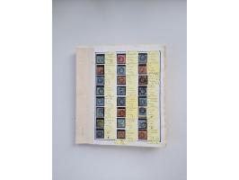 BADEN BIS WÜRTTEMBERG, Stempelsammlung auf einigen tausend Marken und Briefstücken und ein paar Dutzend Belegen, dabei auch N