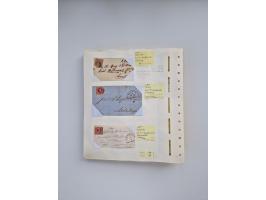 BADEN BIS WÜRTTEMBERG, Stempelsammlung auf einigen tausend Marken und Briefstücken und ein paar Dutzend Belegen, dabei auch N