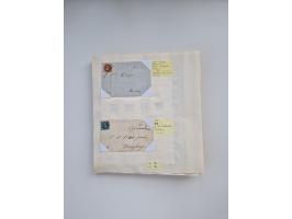 BADEN BIS WÜRTTEMBERG, Stempelsammlung auf einigen tausend Marken und Briefstücken und ein paar Dutzend Belegen, dabei auch N