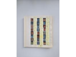 BADEN BIS WÜRTTEMBERG, Stempelsammlung auf einigen tausend Marken und Briefstücken und ein paar Dutzend Belegen, dabei auch N