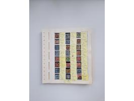 BADEN BIS WÜRTTEMBERG, Stempelsammlung auf einigen tausend Marken und Briefstücken und ein paar Dutzend Belegen, dabei auch N